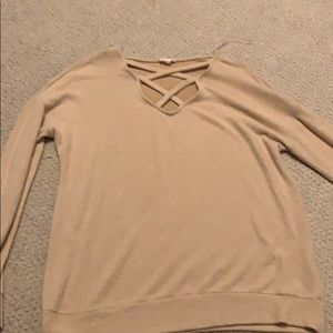 Tan sweater